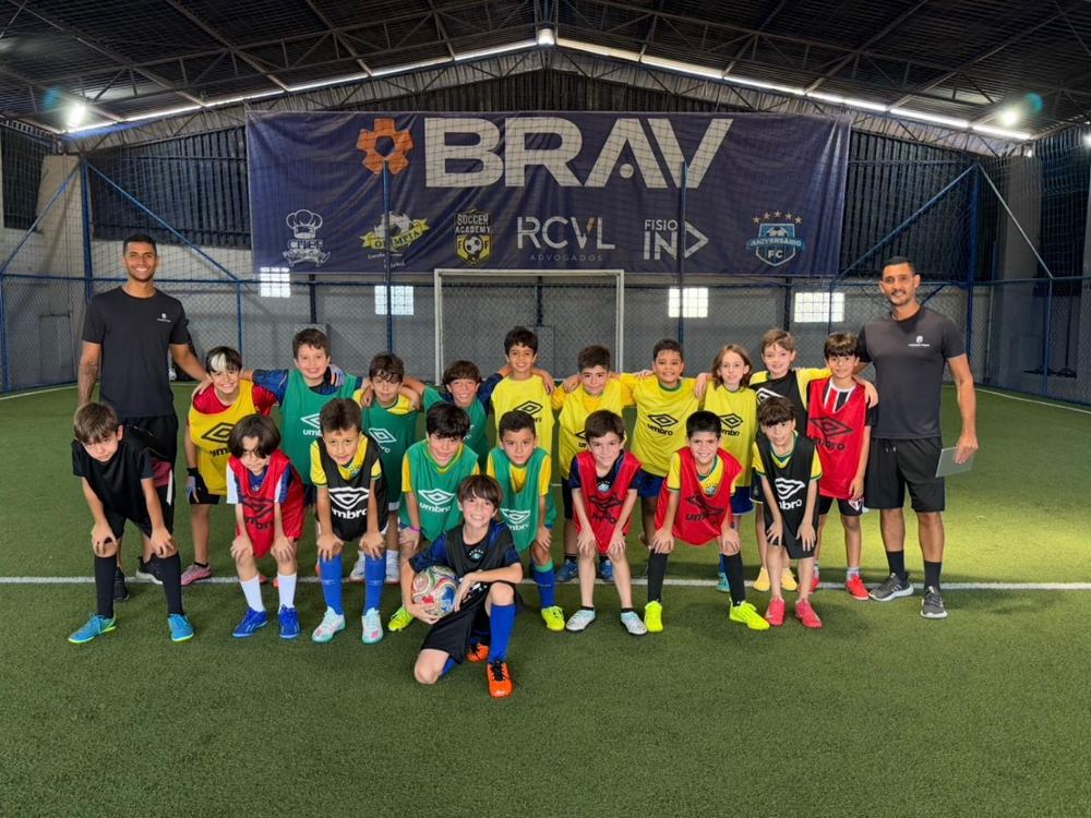 Festa Brav com turma completa e professores